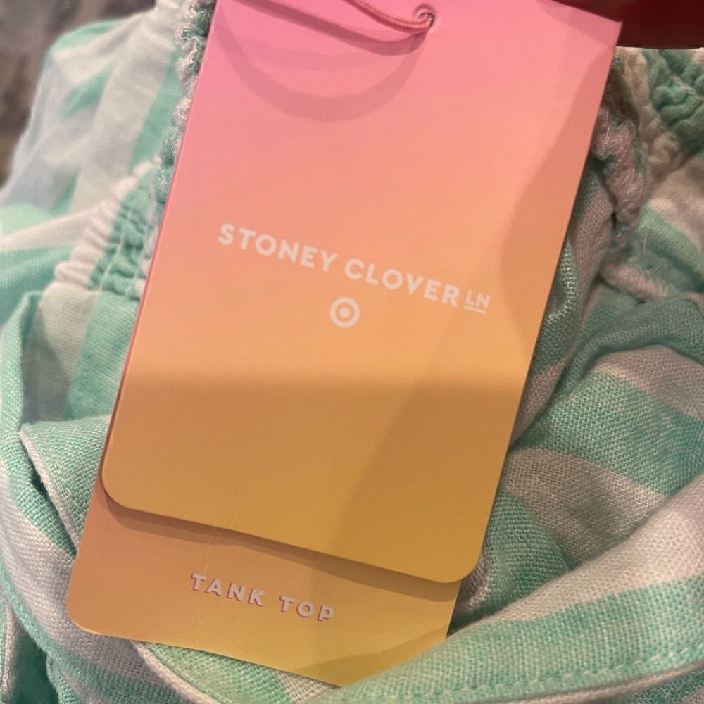 Stoney Cloverlane X Target Nwt Stripe Tie Strap Tank Top — image 6 of 8